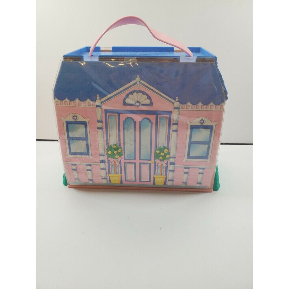 Vintage Galoob DOLL HOUSE CASE Magnetic Dollhouse 1991